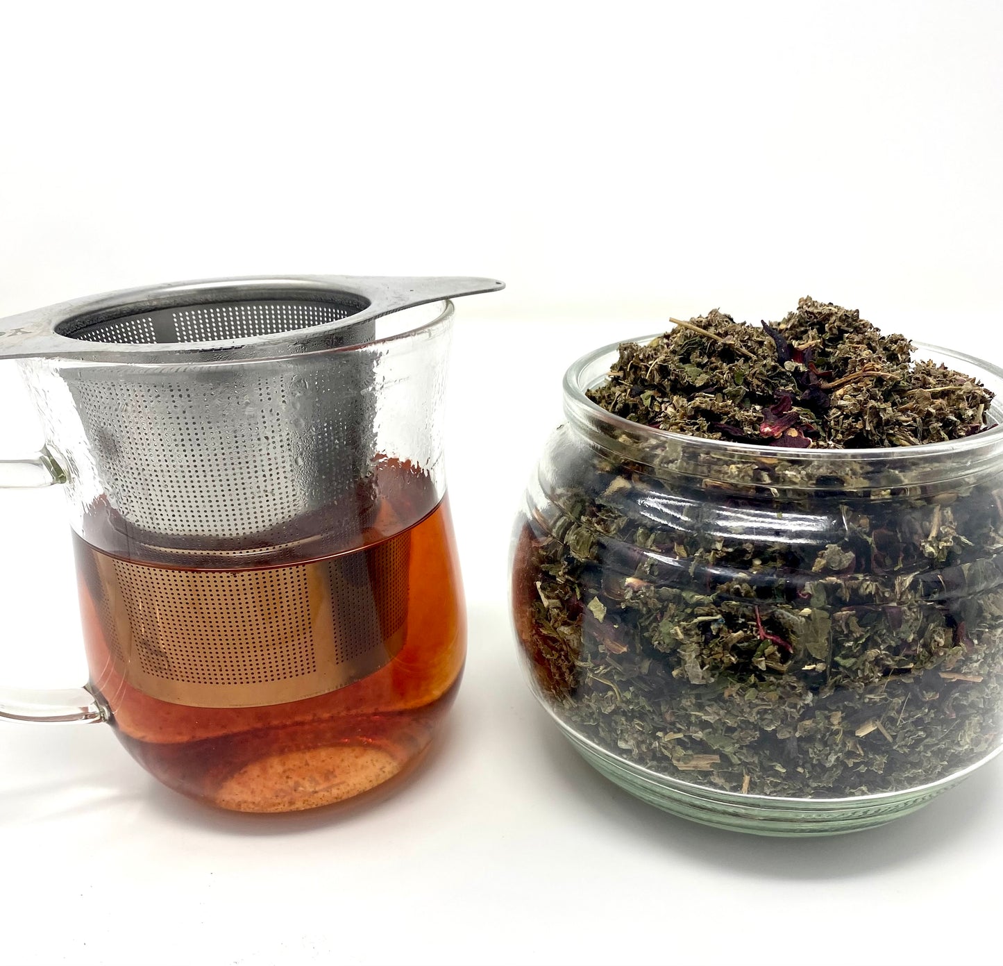 Loose Leaf Tea Strainer w/ Lid